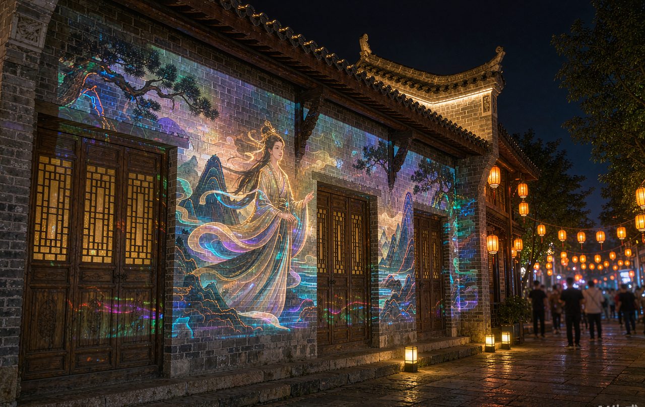 灯光亮化实拍 完工实景