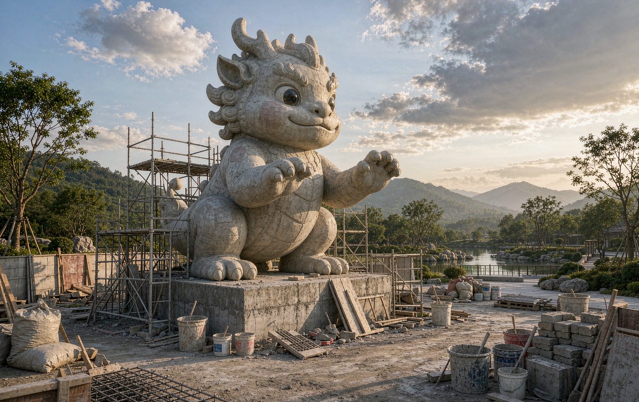 大连展台搭建 · 开工奠基仪式实景