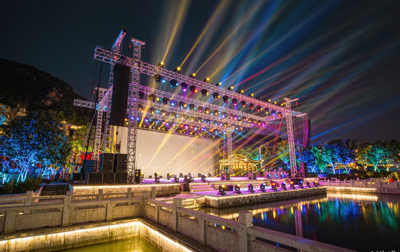 实景演艺灯光 完工实景