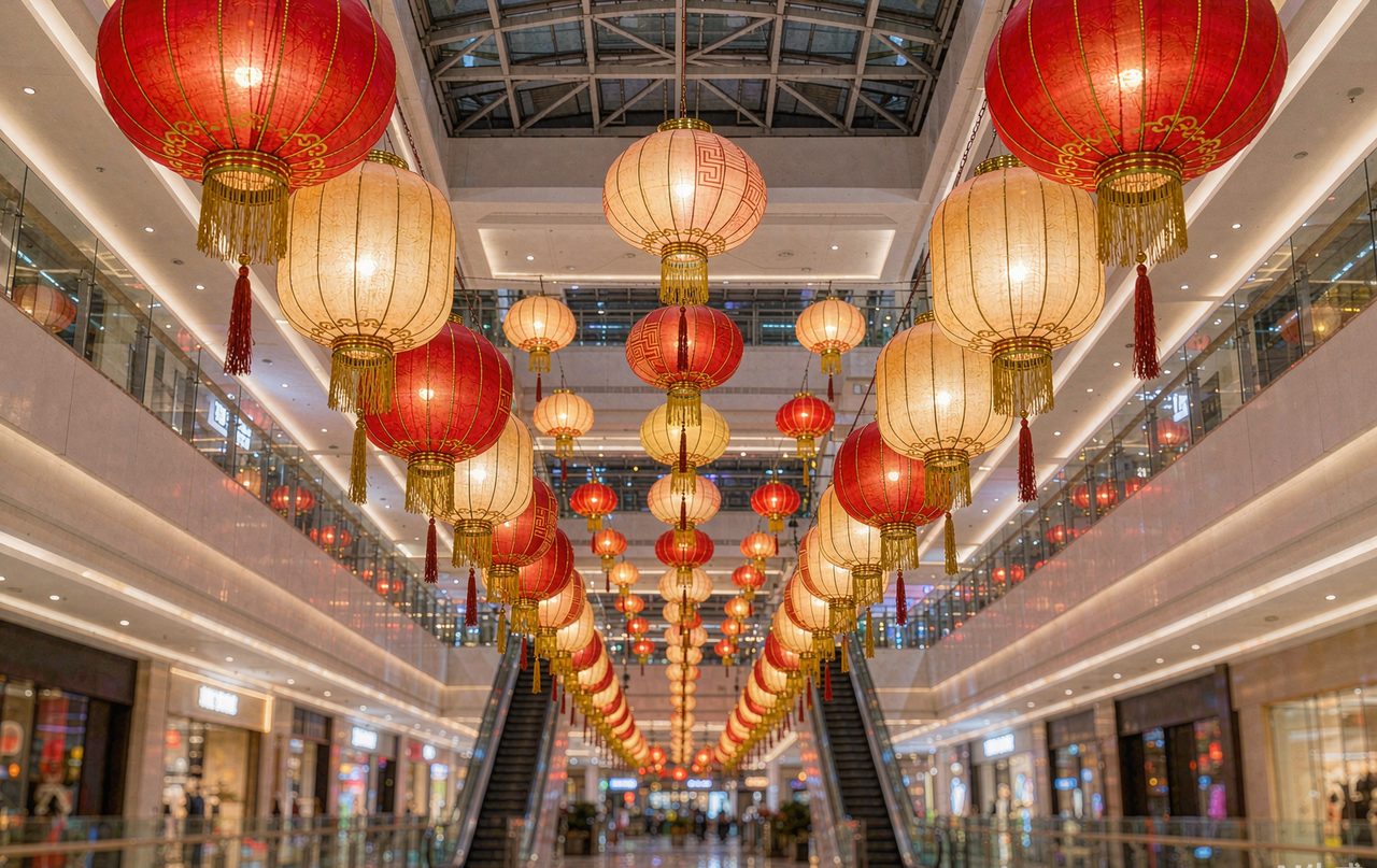 灯笼长廊 完工实景