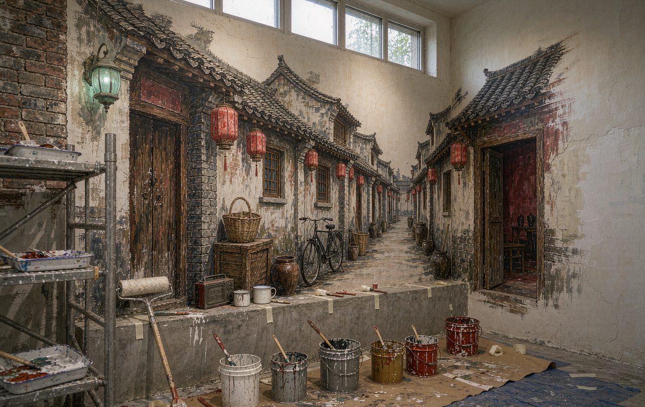 餐饮空间墙绘 · 咖啡馆