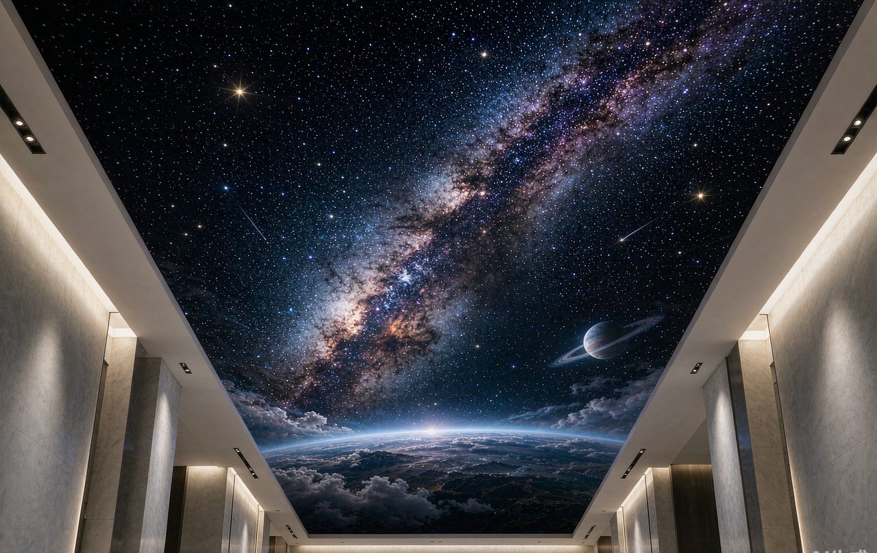 顶面天幕错觉 完工实景