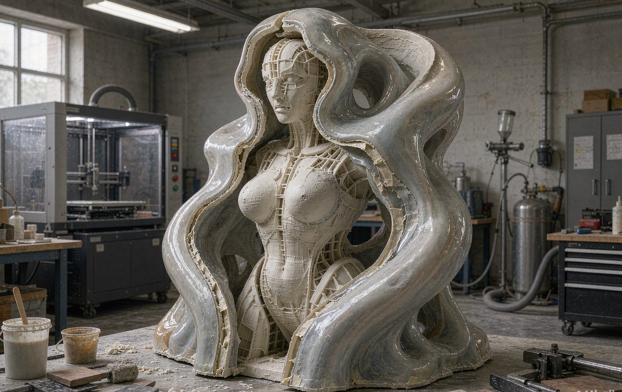 宁波3D 打印 · 玻璃钢翻模复合成品实景