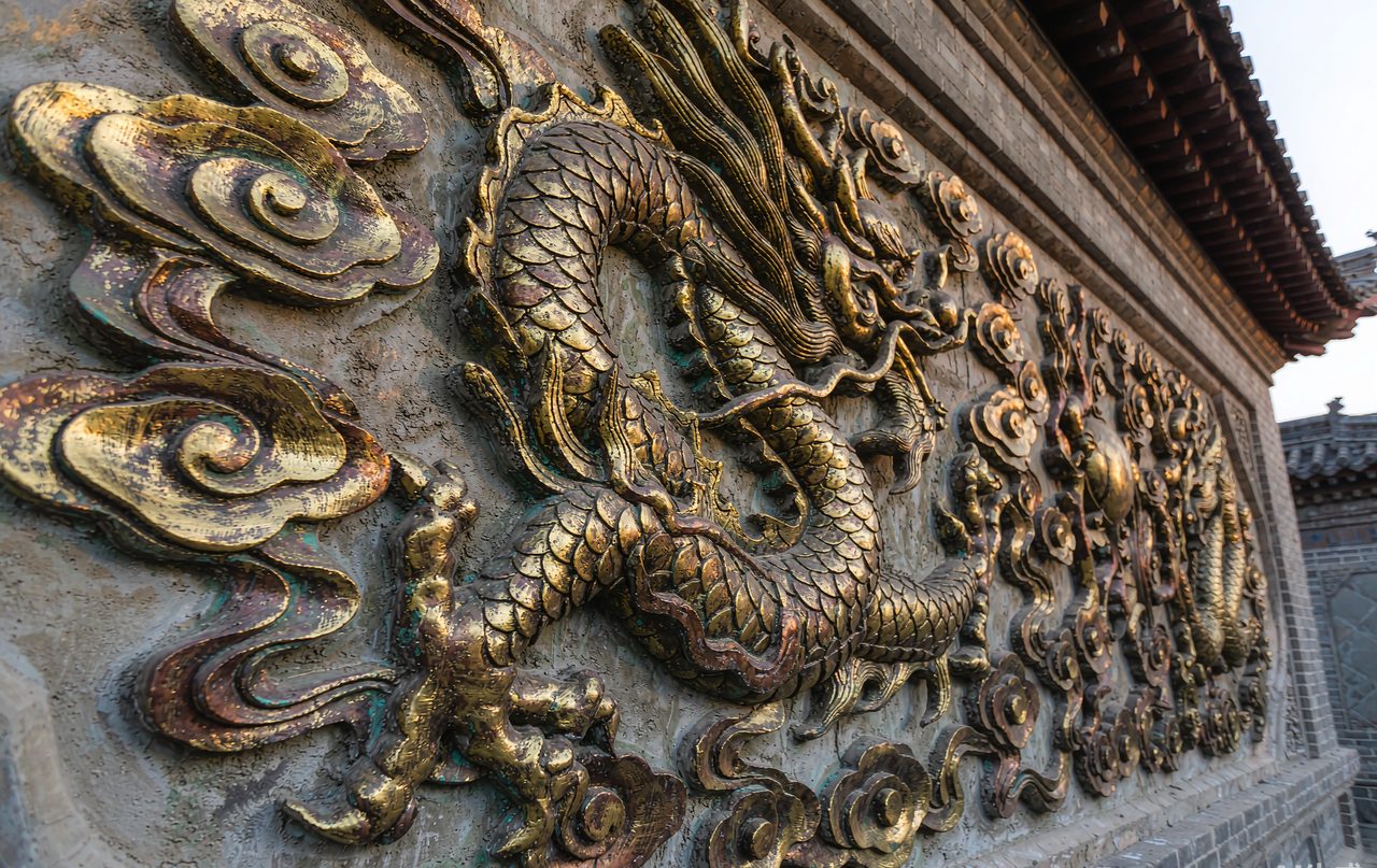 仿金箔饰面 完工实景