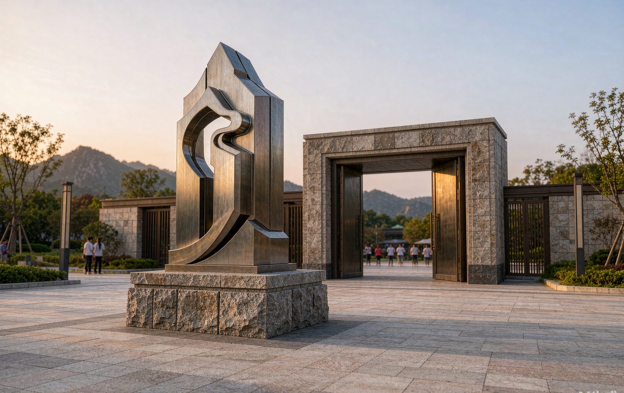 厦门标识标牌 · 仿石标识实景