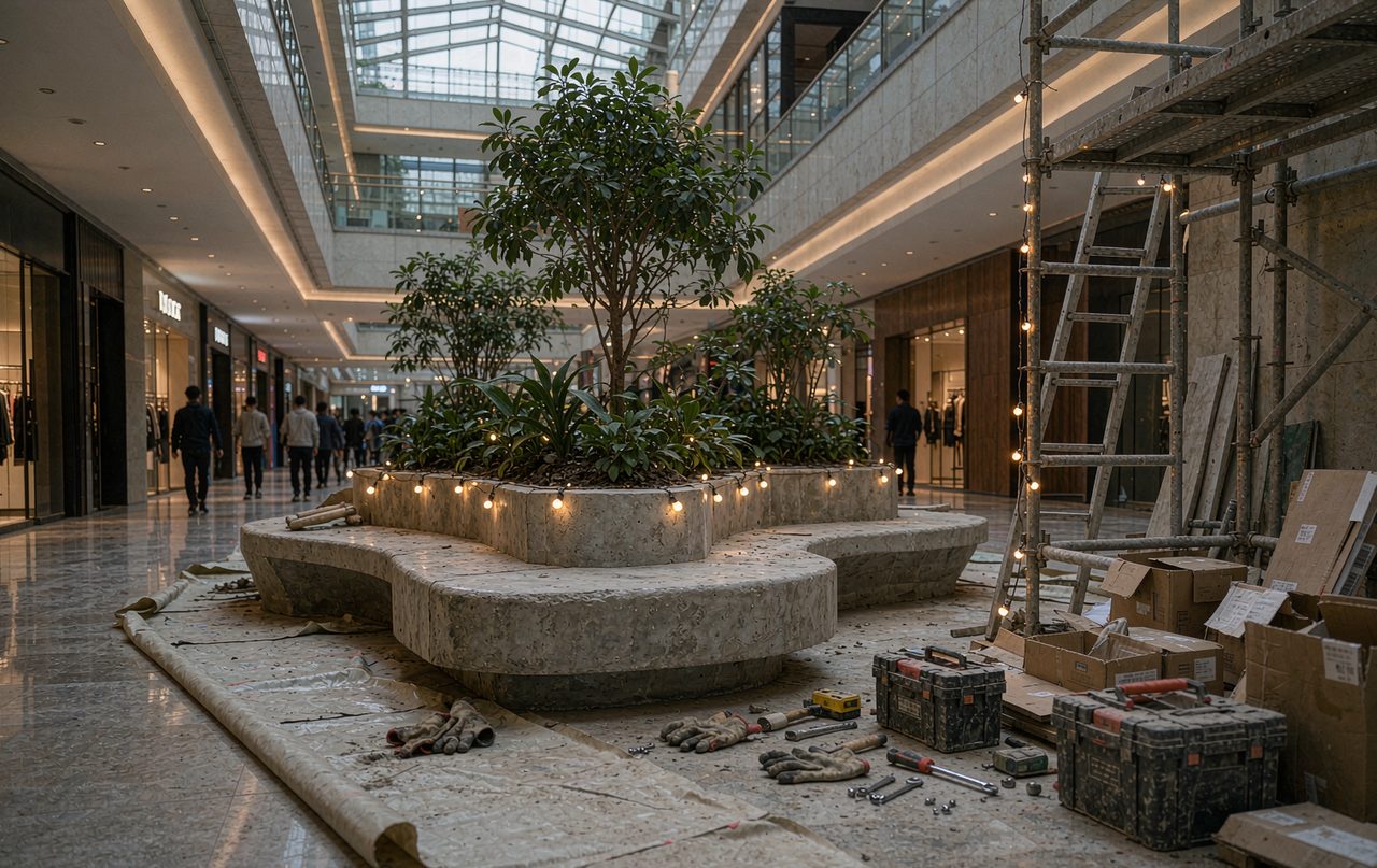临沂标识标牌 · 吊挂车位牌实景