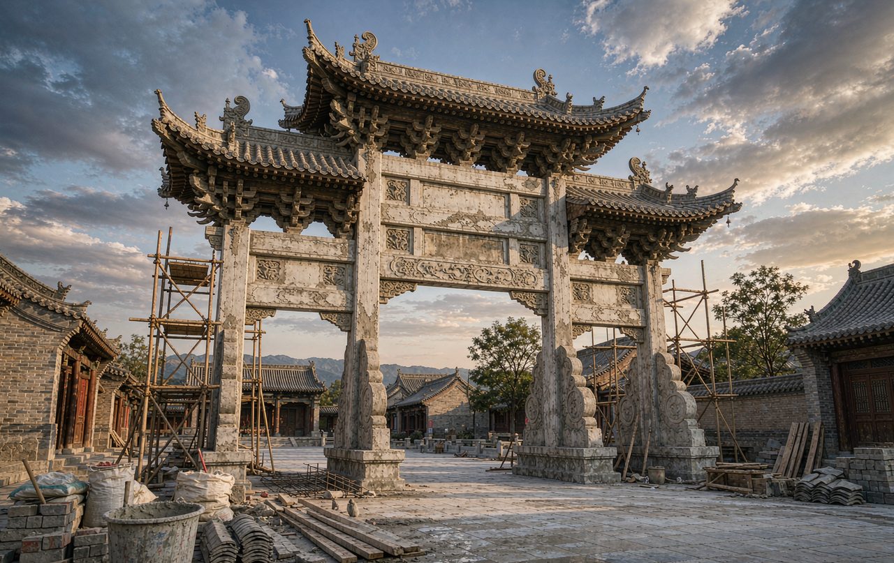 仿古牌坊